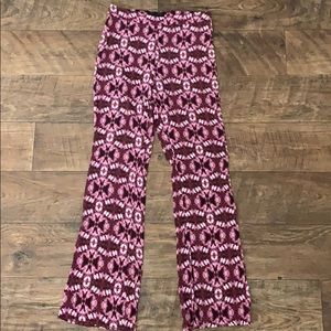 Semi flare print bottoms